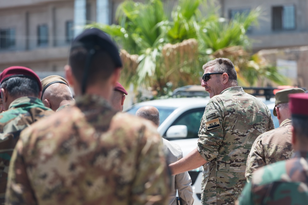 Coalition Advisors Visit Peshmerga Atrush Infantry Training Center