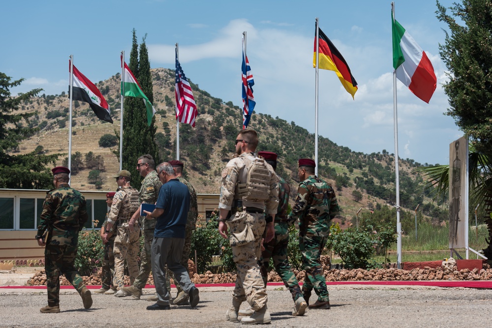 Coalition Advisors Visit Peshmerga Atrush Infantry Training Center