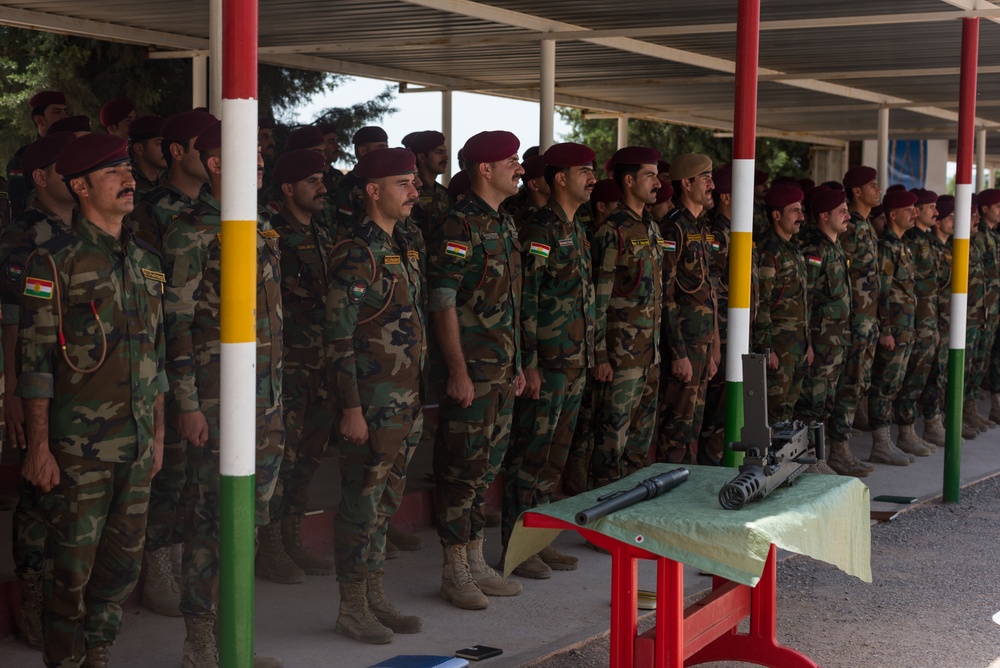 Coalition Advisors Visit Peshmerga Atrush Infantry Training Center