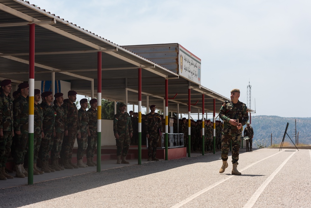 Coalition Advisors Visit Peshmerga Atrush Infantry Training Center