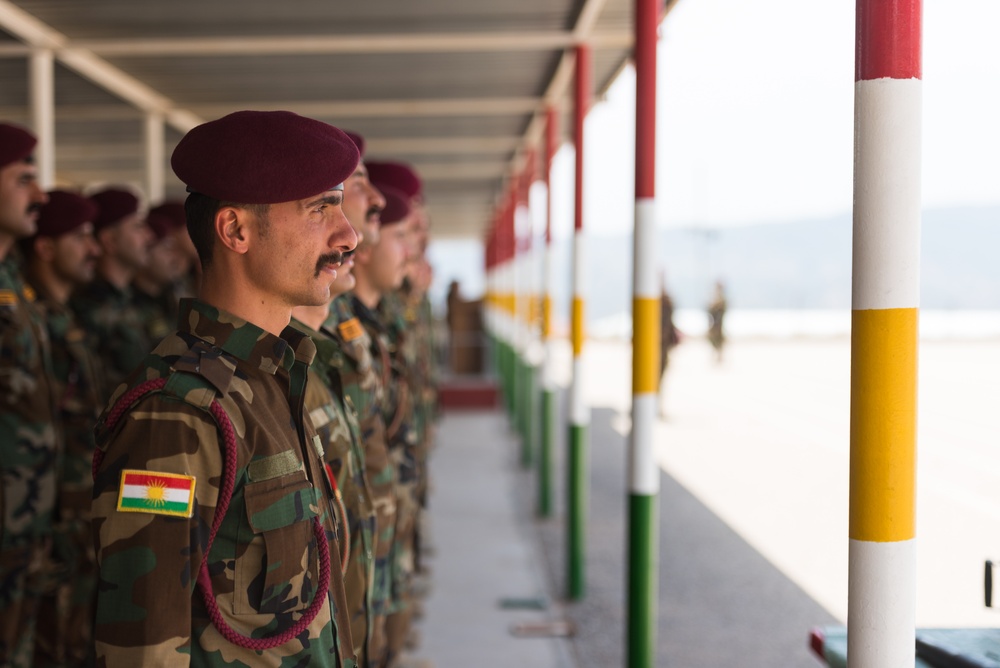 Coalition Advisors Visit Peshmerga Atrush Infantry Training Center