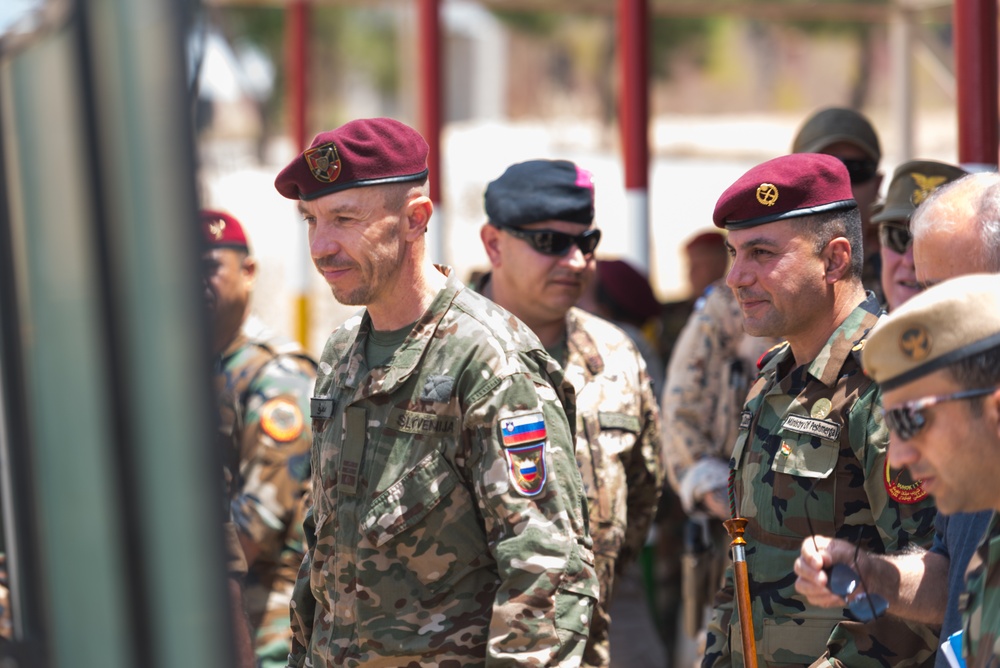 Coalition Advisors Visit Peshmerga Atrush Infantry Training Center