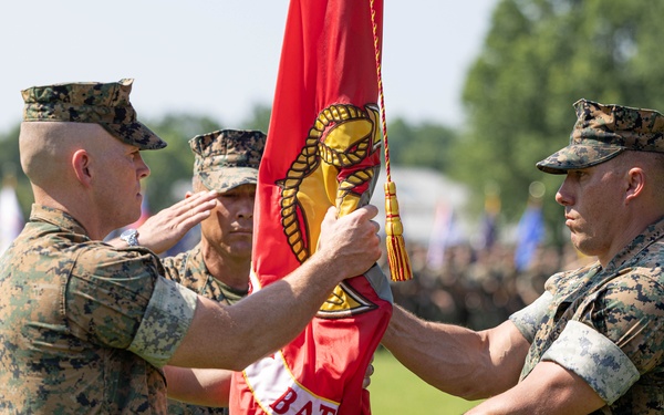 MCB Quantico’s Security Bn changes command, off going officer also retires