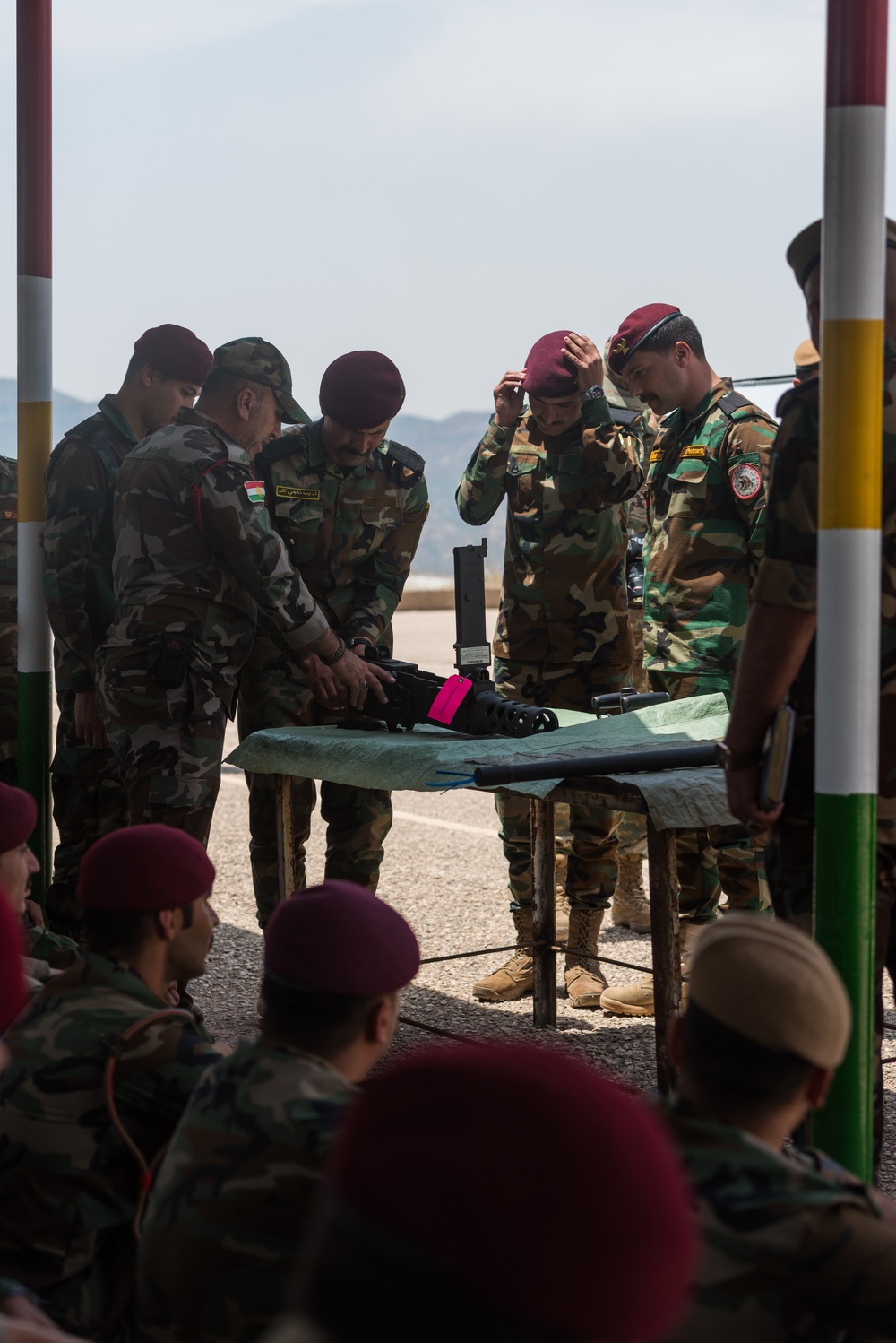Coalition Advisors Visit Peshmerga Atrush Infantry Training Center