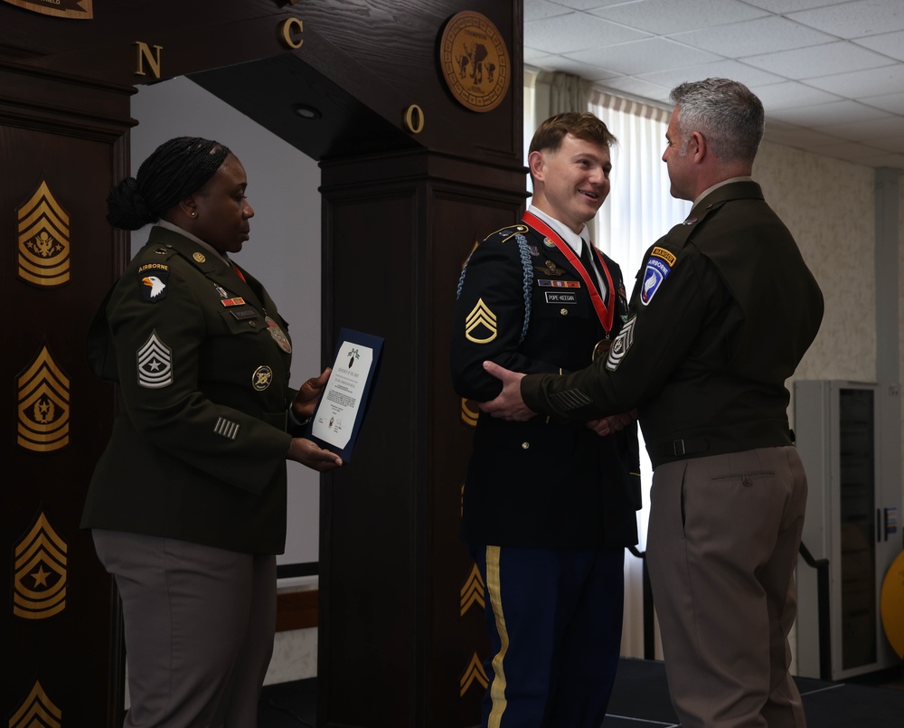 Vicenza military community hosts sergeant morales club induction ceremony
