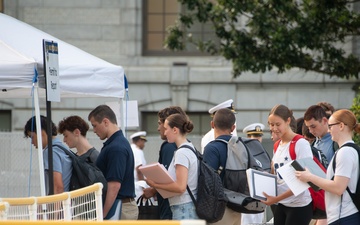 U.S. Naval Academy Class of 2029 Induction Day