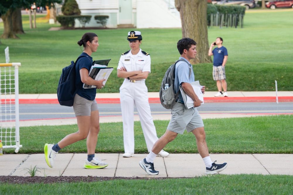U.S. Naval Academy Class of 2029 Induction Day
