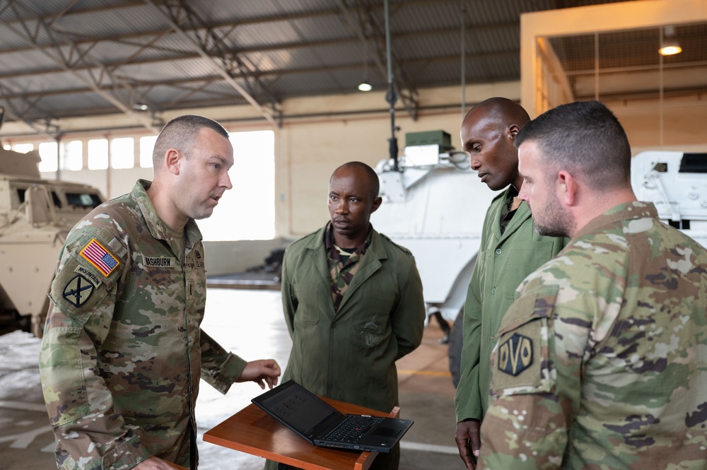 Massachusetts National Guard collaborates with Kenya Defence Forces on M1117 maintenance, strengthen long-standing partnership