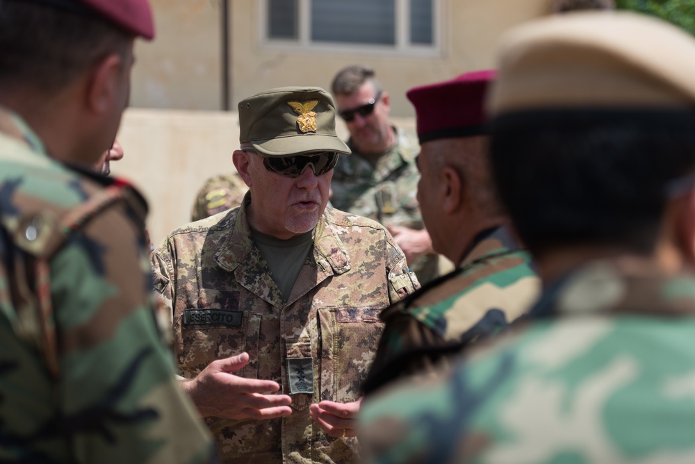 Coalition Advisors Visit Peshmerga Atrush Infantry Training Center
