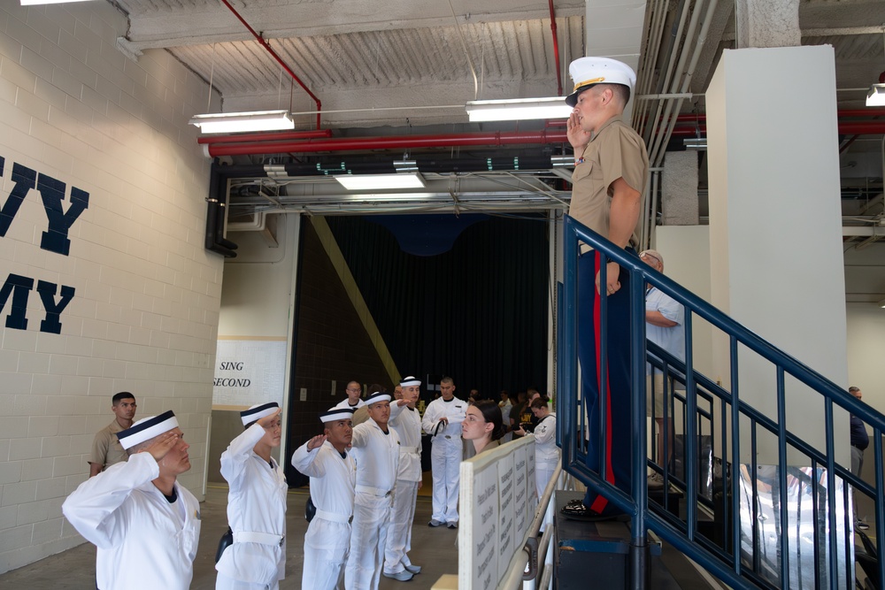 U.S. Naval Academy Class of 2029 Induction Day