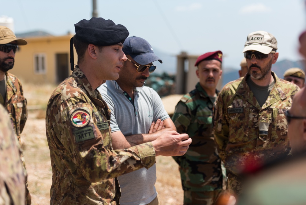 Coalition Advisors Visit Peshmerga Atrush Infantry Training Center