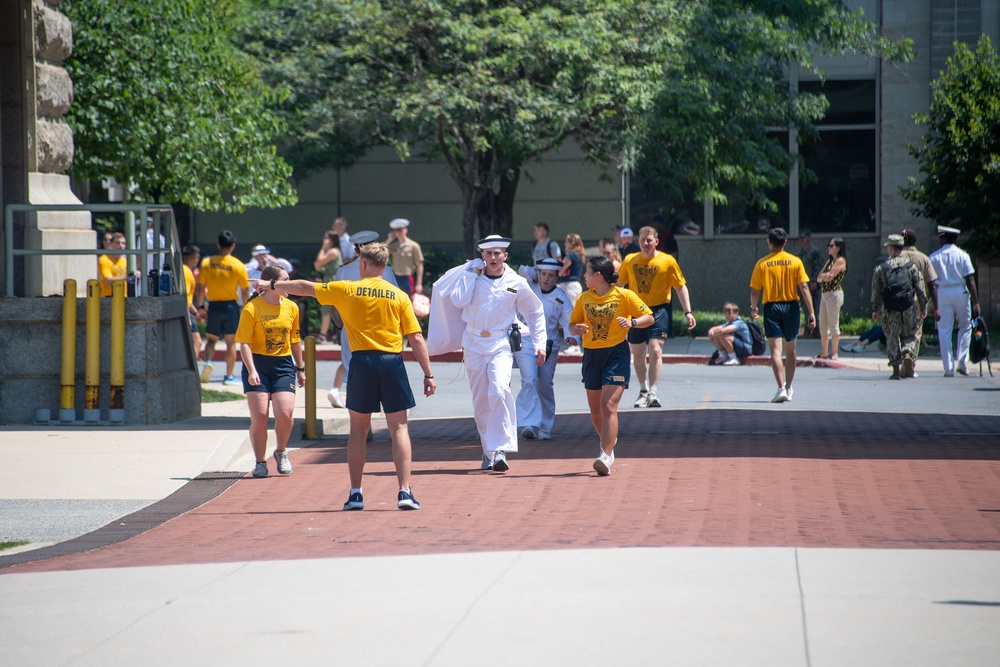 U.S. Naval Academy Class of 2029 Induction Day
