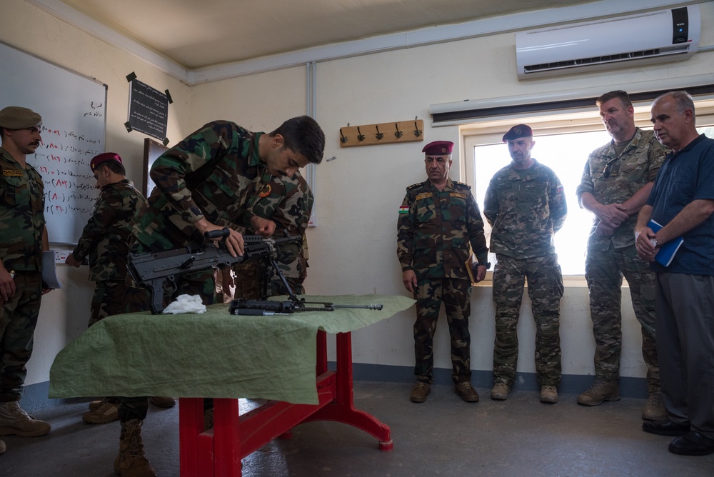Coalition Advisors Visit Peshmerga Atrush Infantry Training Center