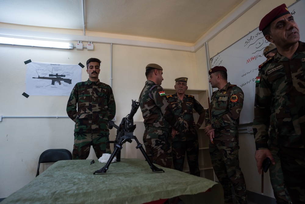 Coalition Advisors Visit Peshmerga Atrush Infantry Training Center