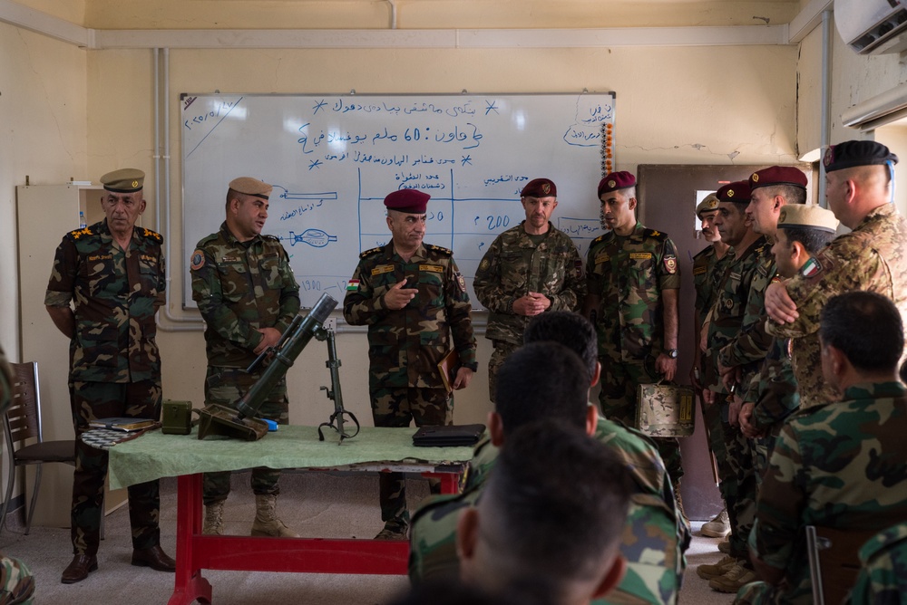 Coalition Advisors Visit Peshmerga Atrush Infantry Training Center