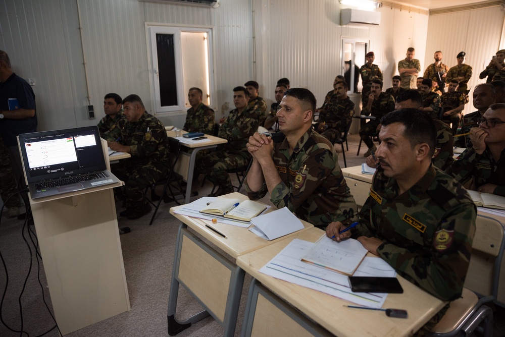 Coalition Advisors Visit Peshmerga Atrush Infantry Training Center