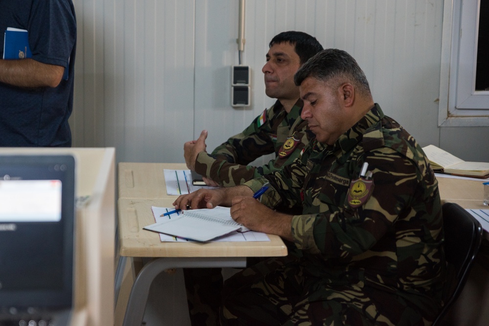 Coalition Advisors Visit Peshmerga Atrush Infantry Training Center