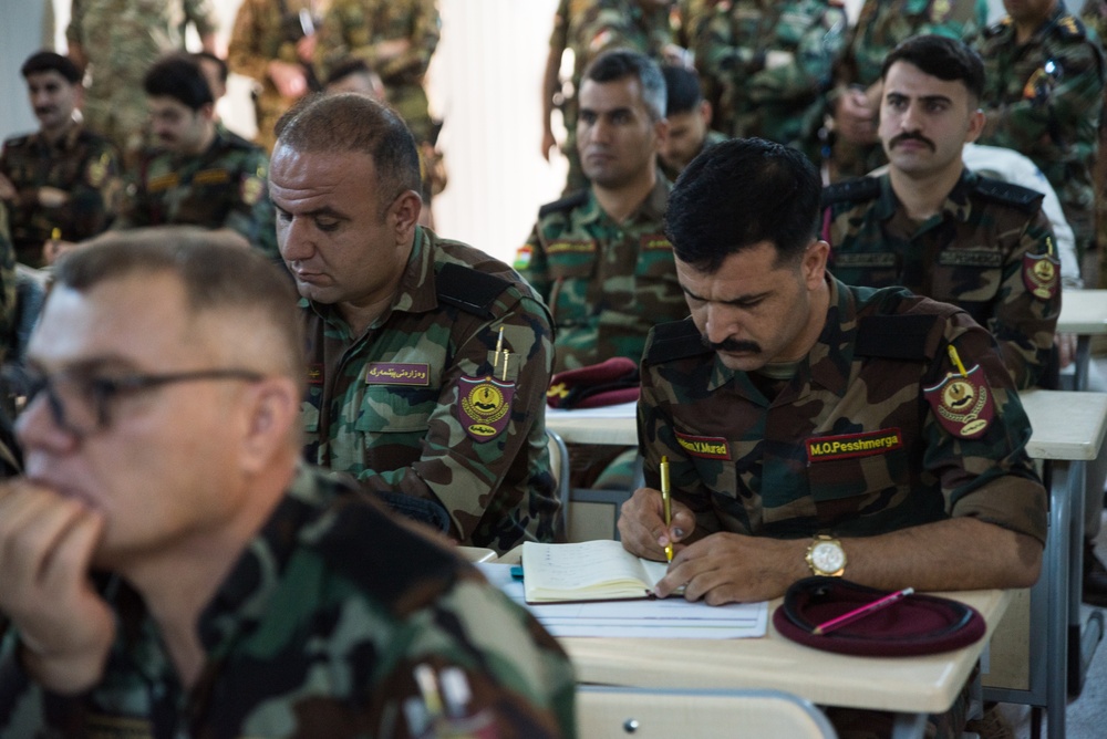 Coalition Advisors Visit Peshmerga Atrush Infantry Training Center