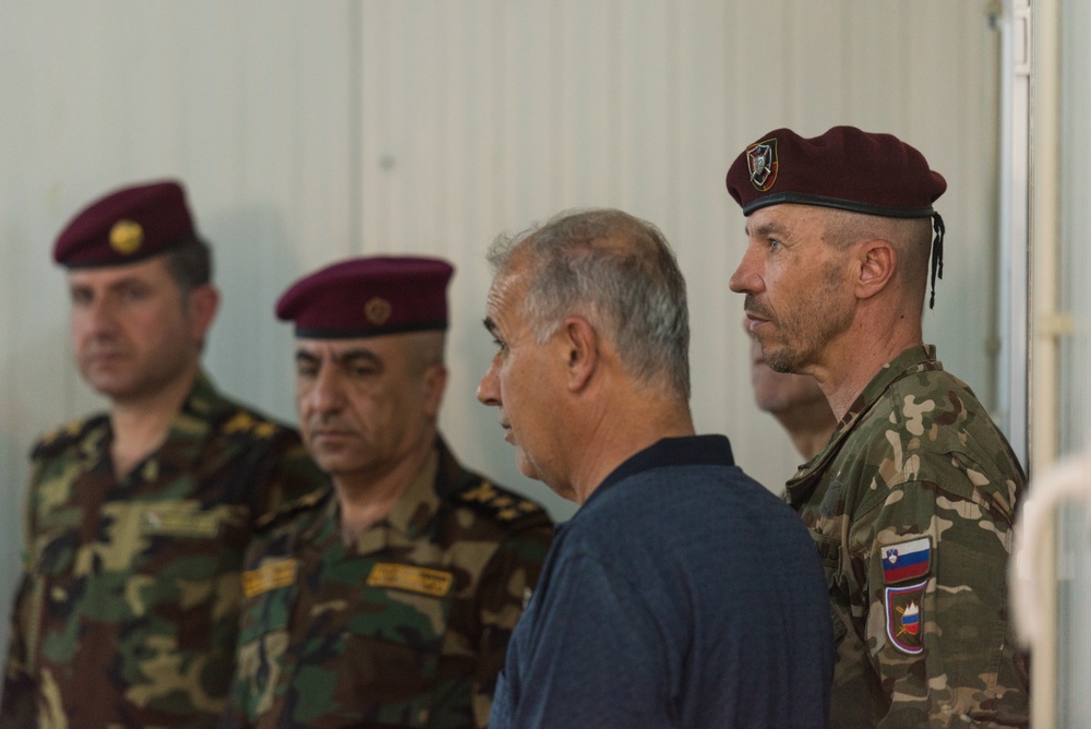 Coalition Advisors Visit Peshmerga Atrush Infantry Training Center