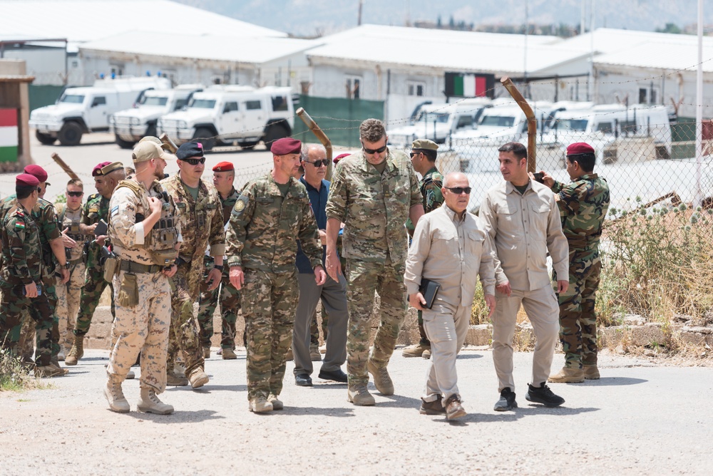 Coalition Advisors Visit Peshmerga Atrush Infantry Training Center