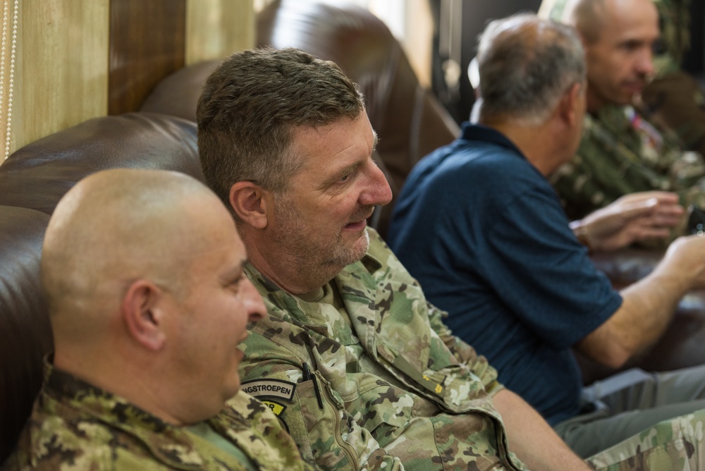 Coalition Advisors Visit Peshmerga Atrush Infantry Training Center