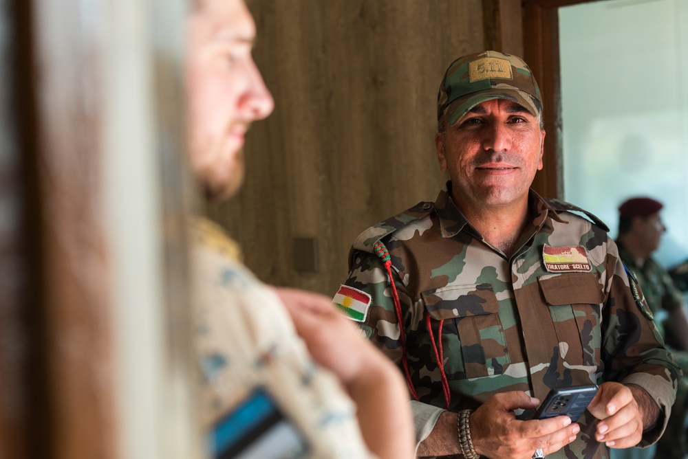 Coalition Advisors Visit Peshmerga Atrush Infantry Training Center