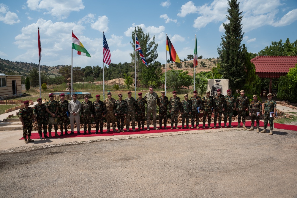 Coalition Advisors Visit Peshmerga Atrush Infantry Training Center