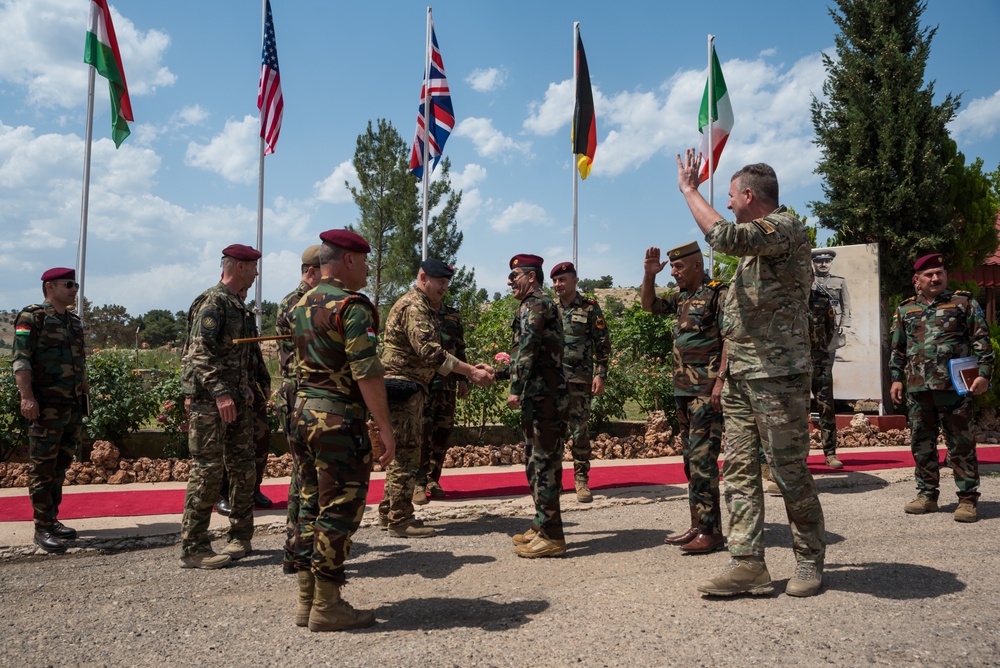 Coalition Advisors Visit Peshmerga Atrush Infantry Training Center