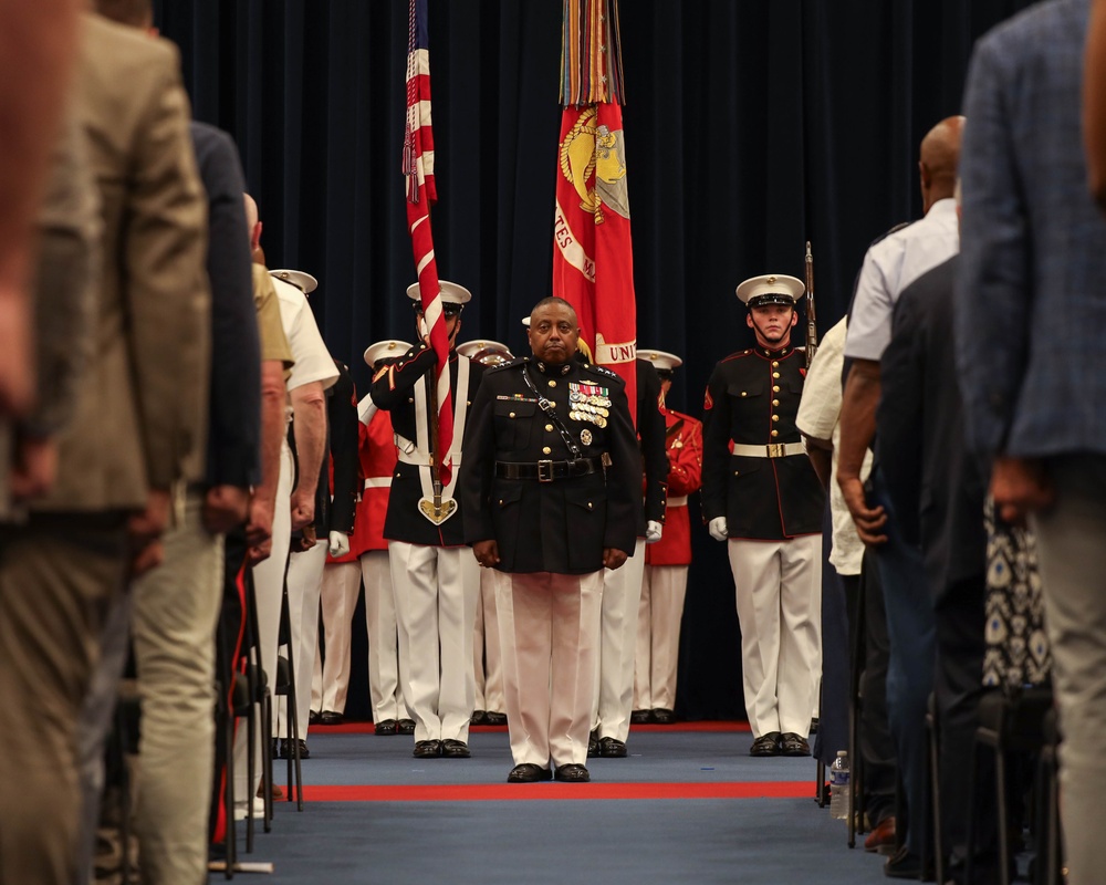 U.S. Marine Corps Lt. Gen. Dimitri Henry's Retirement Ceremony
