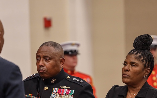 U.S. Marine Corps Lt. Gen. Dimitri Henry's Retirement Ceremony