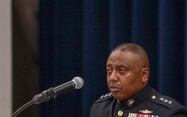 U.S. Marine Corps Lt. Gen. Dimitri Henry's Retirement Ceremony