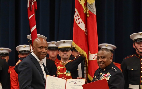 U.S. Marine Corps Lt. Gen. Dimitri Henry's Retirement Ceremony