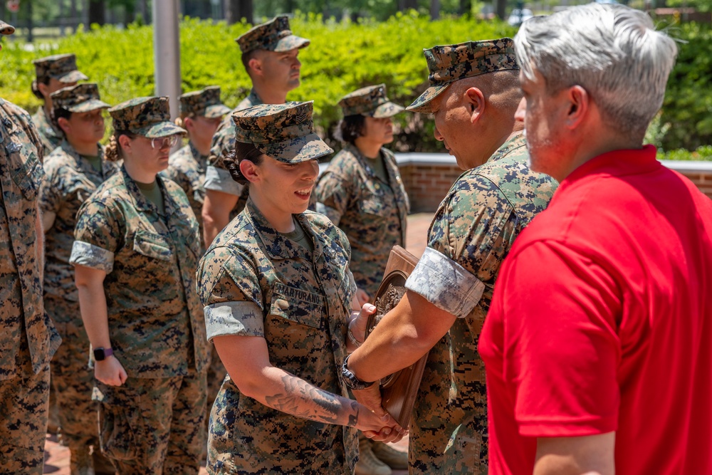 Chief Hospital Corpsman George William &quot;Doc&quot; Piercy Award Ceremony