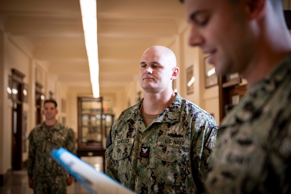 FC1 Sanders Reenlistment
