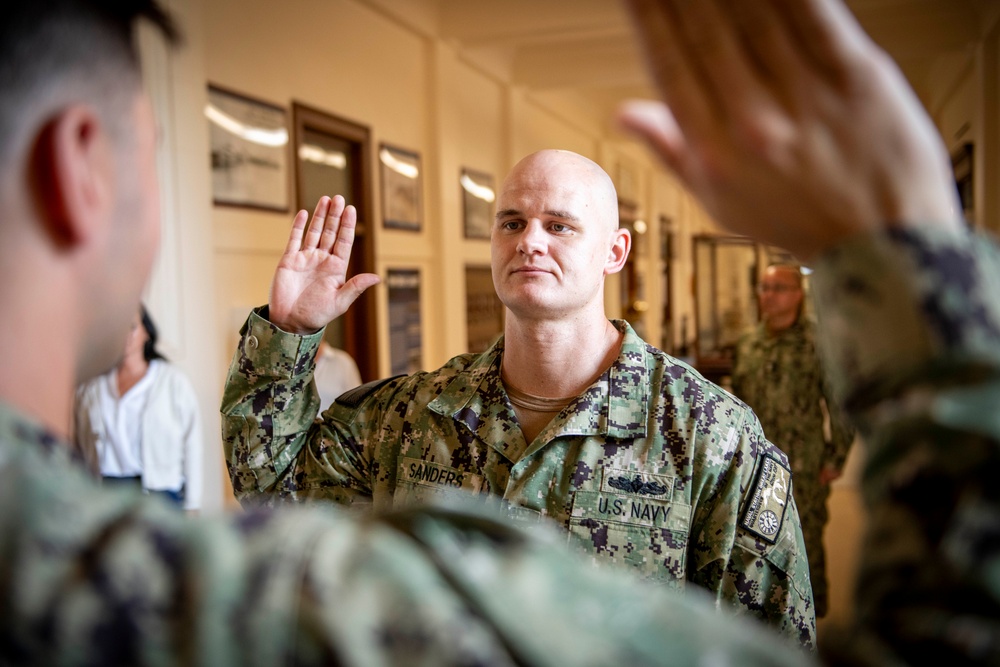 FC1 Sanders Reenlistment