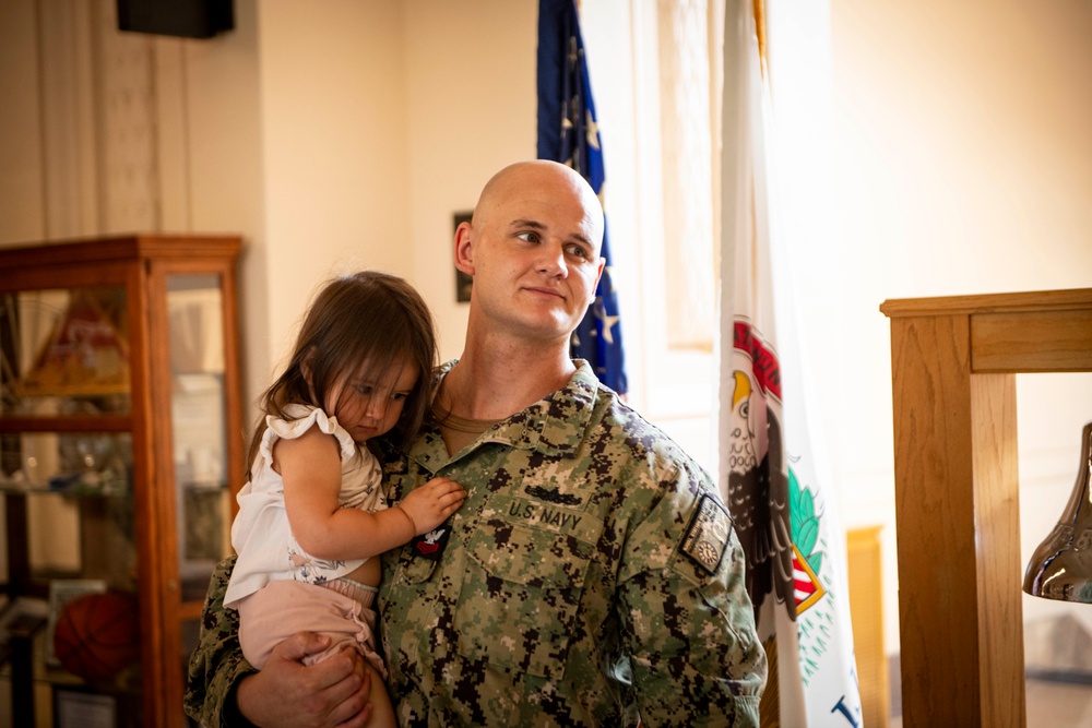 FC1 Sanders Reenlistment