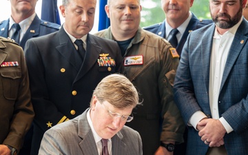 Governor Tate Reeves Ceremoniously Signs Senate Bill 2343