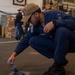Makin Island Hangar Bay maintenance