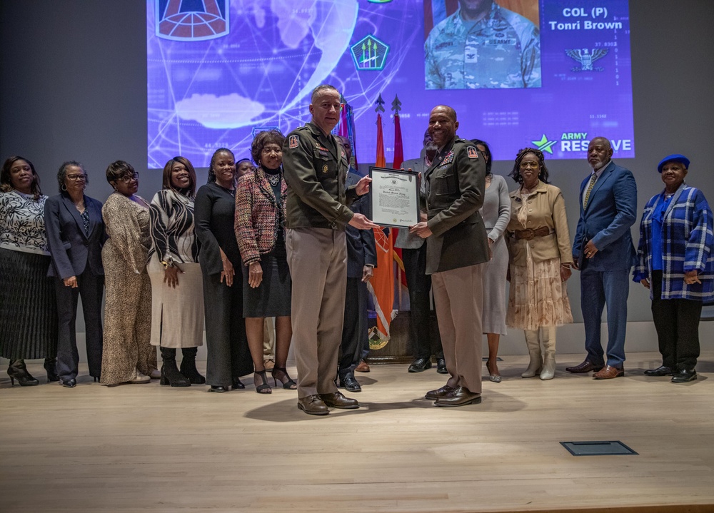 Brig. Gen. Torni Brown Promotion Ceremony