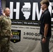 Col. Helfrich Swears In His Nephew