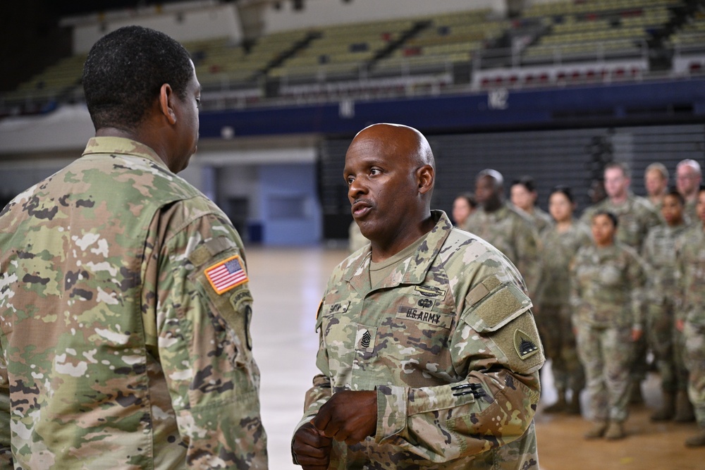 District of Columbia Army National Guard RRB hosts battle hand-off ceremony