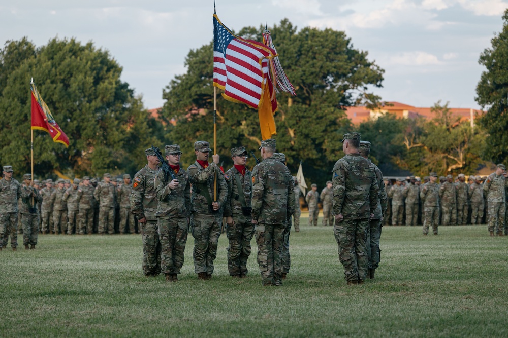 75th FAB Change of Command/Responsibility Ceremony