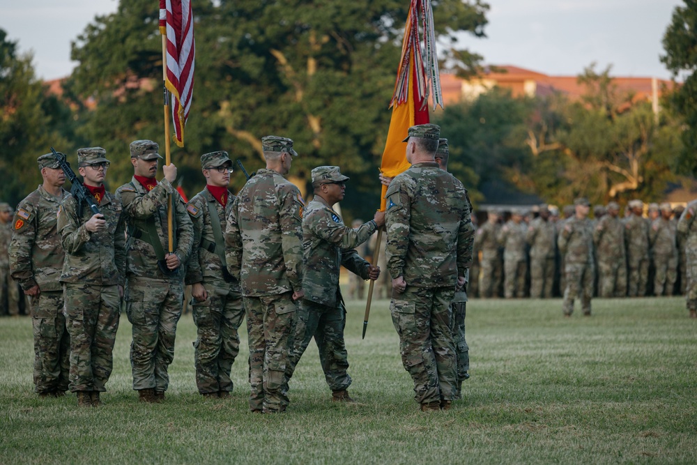 75th FAB Change of Command/Responsibility Ceremony