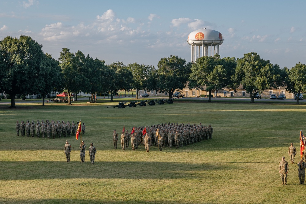 75th FAB Change of Command/Responsibility Ceremony