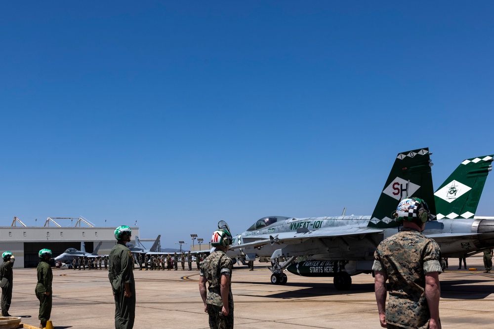 MAG-11 Commanding Officer Final Flight