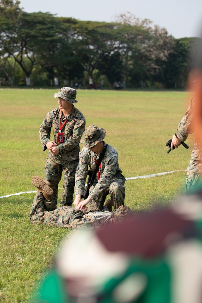 CARAT Indonesia 2025 Conducts Force Protection Training Exchange