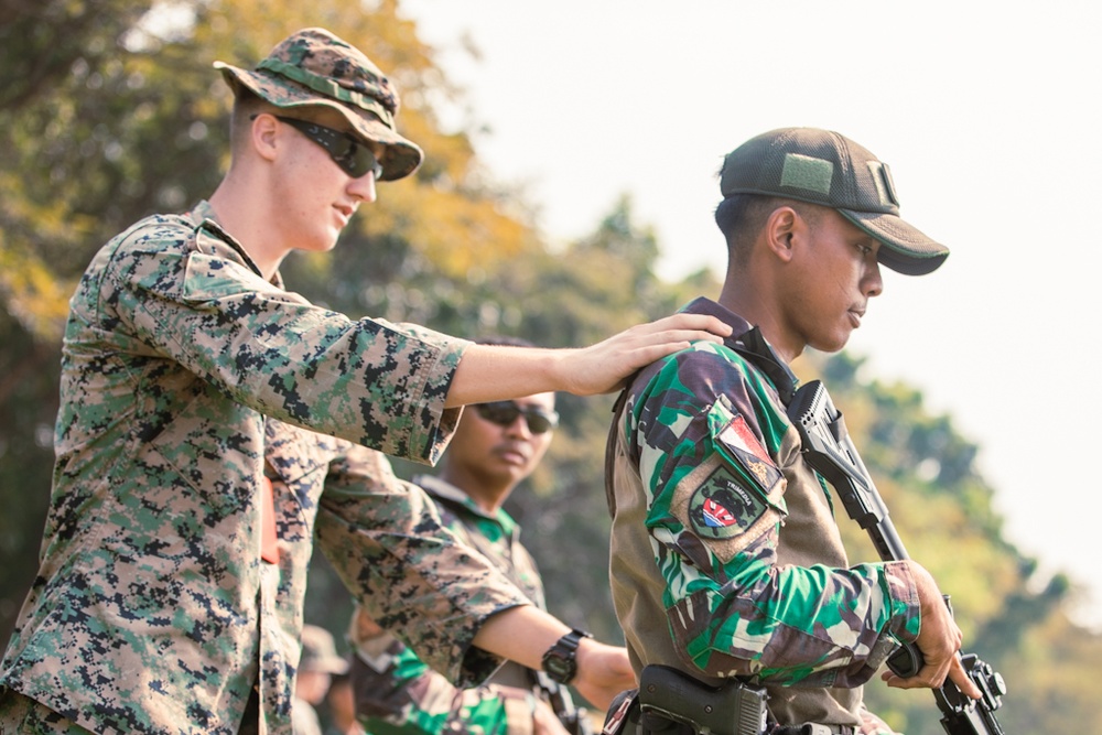 CARAT Indonesia 2025 Conducts Force Protection Training Exchange