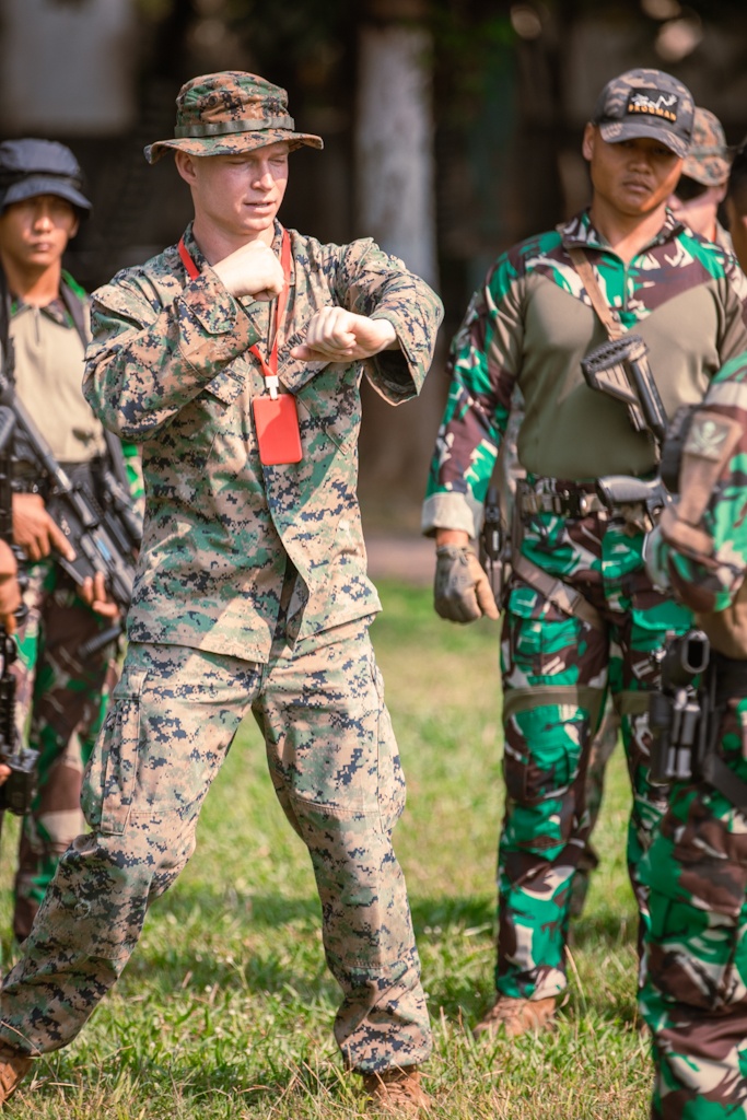 CARAT Indonesia 2025 Conducts Force Protection Training Exchange