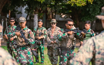 CARAT Indonesia 2025 Conducts Force Protection Training Exchange