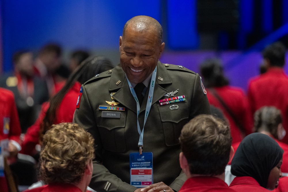 Brig. Gen. Brown Speaks at SkillsUSA Conference